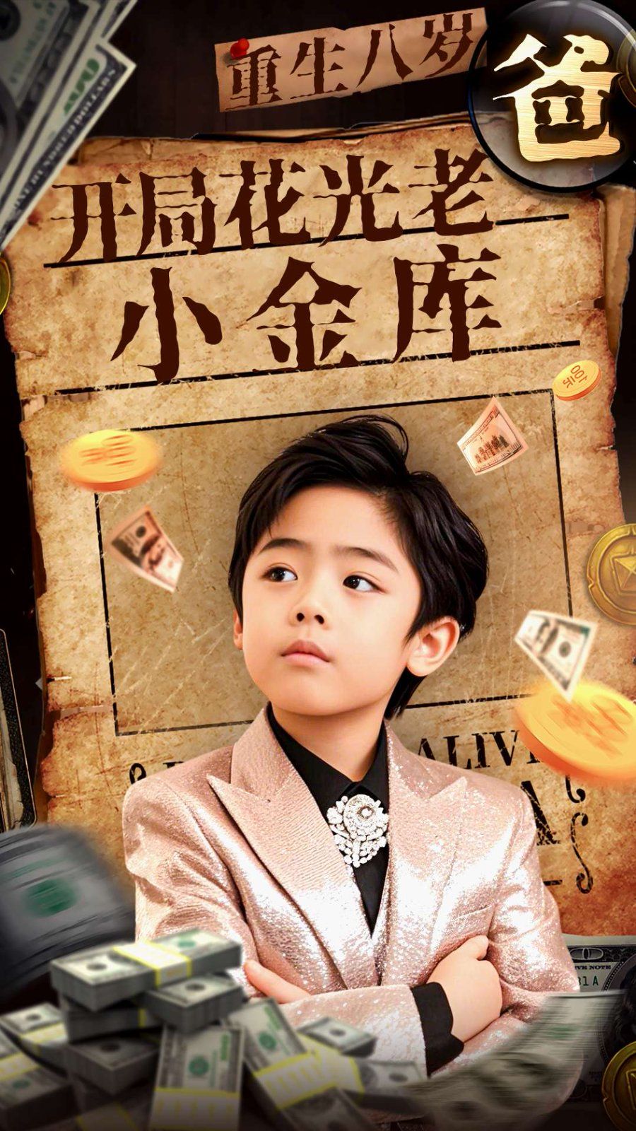 重生八歲，開局花光老爸小金庫(全集)