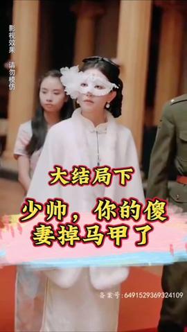 少帥，你的傻妻掉馬甲了(全集)